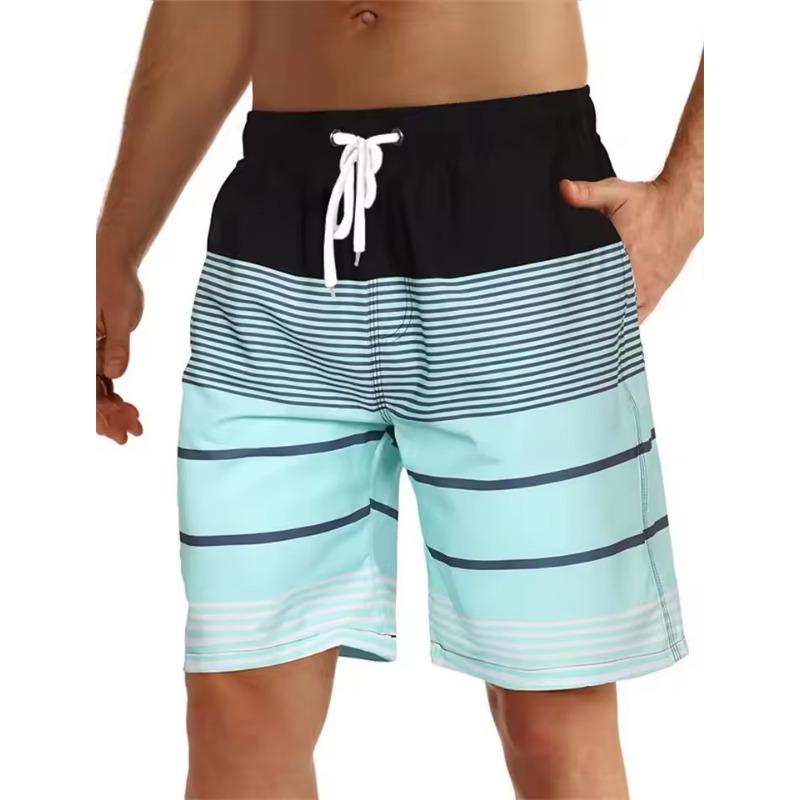 Elastic Waist Jogging Shorts Swim Trunks Board Shorts Summer Beach Shorts With 3D Print Y2k Shorts For Men Ropa Hombre