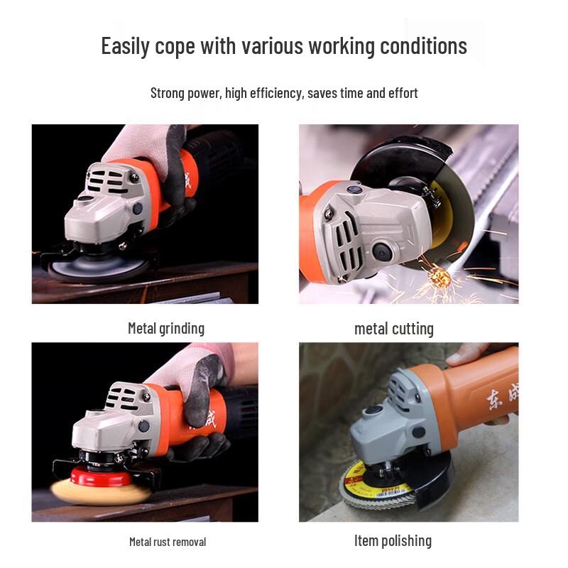 Dongcheng 1100W 100mm Angle Grinder CN plug (adapter included)