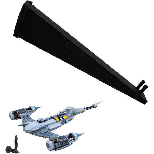 Wall Mount for Star Wars Lego 75325 N-1 Starfighter of The Mandalorian Black