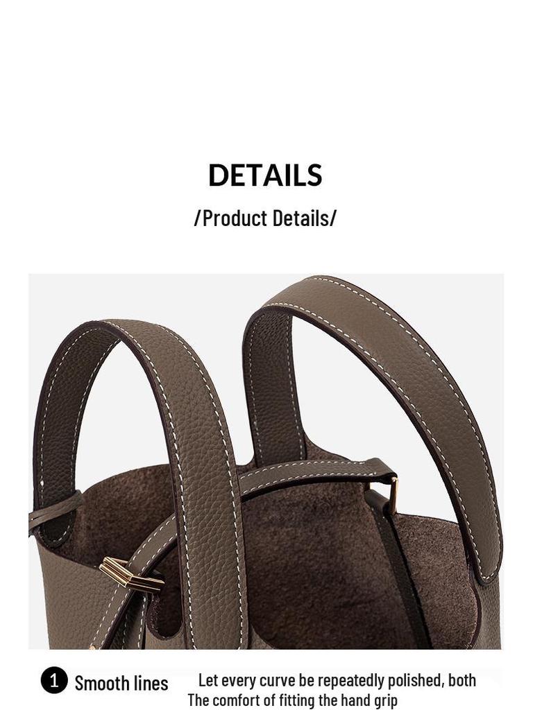 Bags 2025 Luxury Women's Leather Bucket, Mommy, and Wedding Handbag