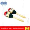 Painted Coconut Tree Shaker Wooden Sand Ball - Orff Instrument (1 Piece)