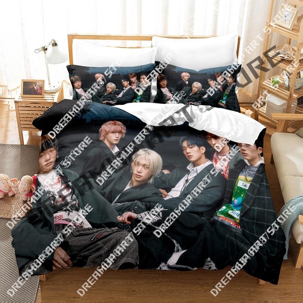 3D Print Kpop P1Harmony Bedding Set Twin Queen King Full Size Duvet Cover Pillowcase Bed boys girls Adult Home Textiles
