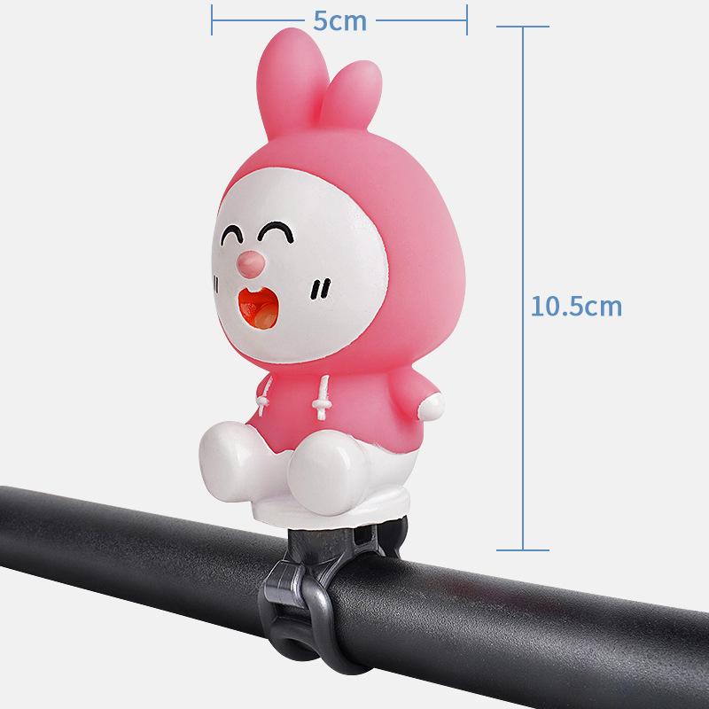 1 Piece Cartoon Bike Horn Outdoor Squeeze Bike Horn Clearly Sound Bells For Childrens Kid Scooter Kid Bike Bells