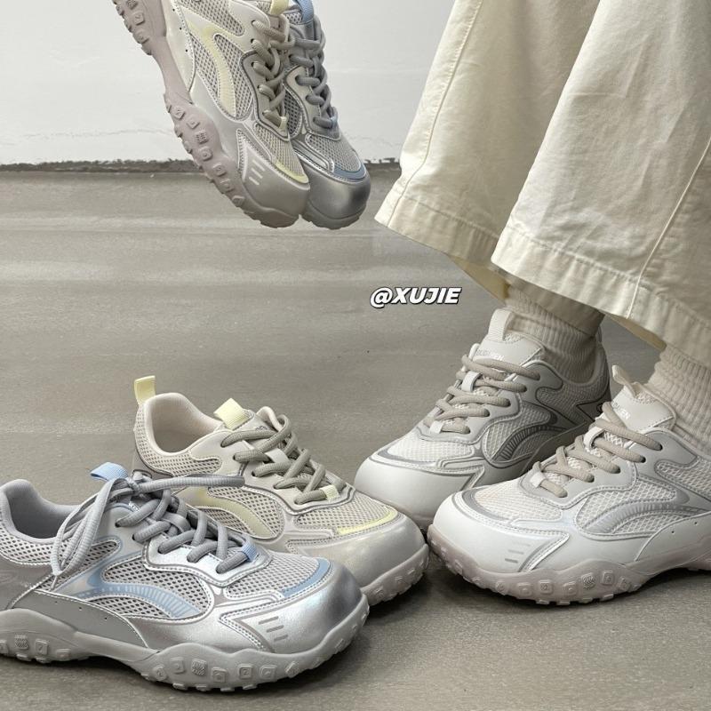 Han Suxi silver breathable dad shoes summer new platform leisure sports