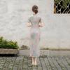 Guofeng new Chinese-style Suzhou long cheongsam improved young 1011 new women's high-end sense can be worn daily in summer