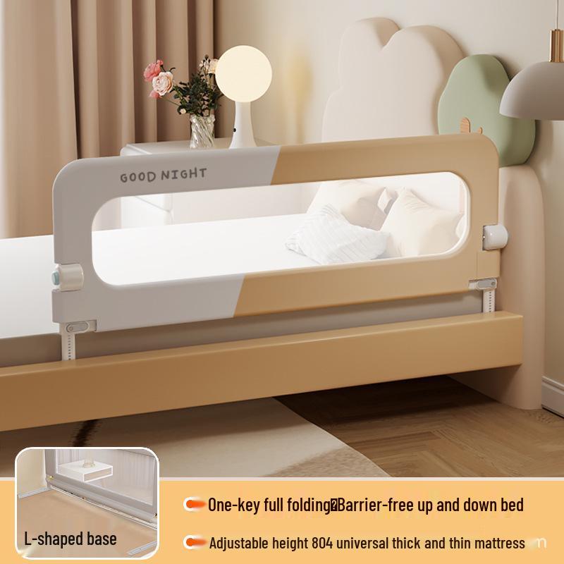 Folding Baby Bed Rail: Anti-Fall Protection Guardrail for Kids