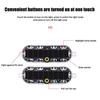 4Pcs Flashing Mode LED Warning Light RGB Motorcycle Tail Lights Electric Vehicle Led Rear Light  Car