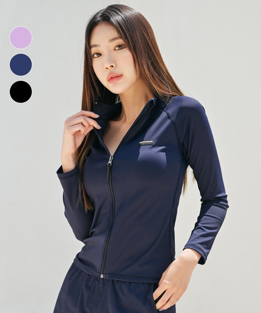 Helingbon Hive Women'S Activity Zip-Up Rash Guard (3 Colors) / Rf338W