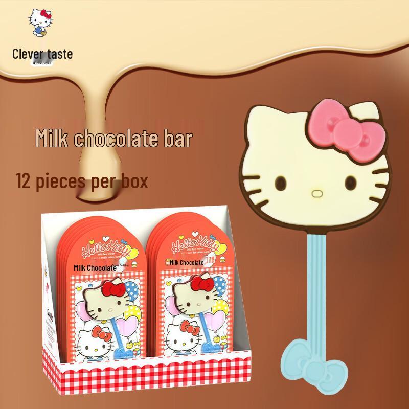 Qiaotazi Sanrio Молочный шоколад, упаковка 12 шт.