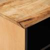 Storage Cabinet In Brown 80 X 31.5 X 46 Cm Solid Mango Wood