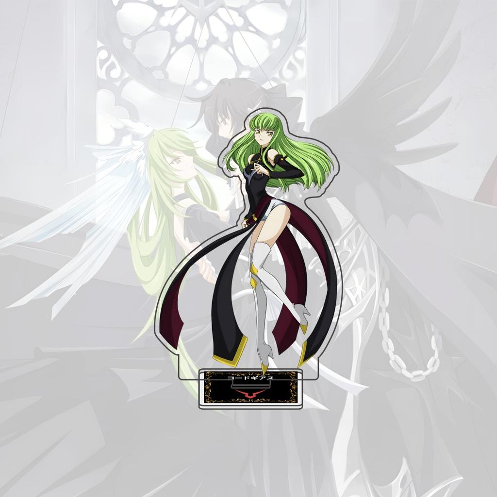 Anime Code Geass: Lelouch of the Rebellion 15 cm acrylic character Lelouch C.C standing model desktop decoration fan gift