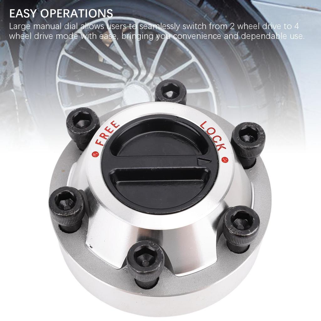 Manual Wheel Locking Hub 40250 01J01 31 Splines 6 Bolts Aluminum Metal Locking Hubs Replacement For Maverick