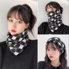 Versatile Winter Hanging Ear Mask Scarf Warm Windproof Face Mask Neck Protection For Women Outdoor Sports Headscarf