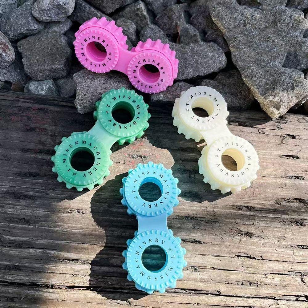 

Fingertip Sprocket Hand Spinner Chain Gear Plastic Stress-relieving Gyroscope Toy Classic Toys синій