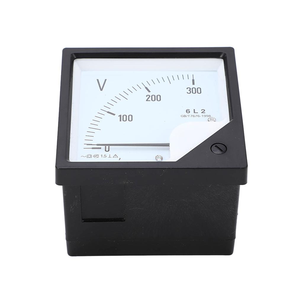 Analog Panel Voltage Gauge 0 To 300V Level 2.5 Accuracy Pointer Voltmeter for Generator Power
