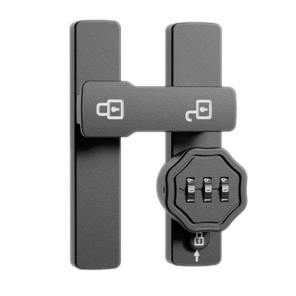 Luminous Sign Password Lock 90/180 Degree Sliding Door Lock Combination Lock Interior Door