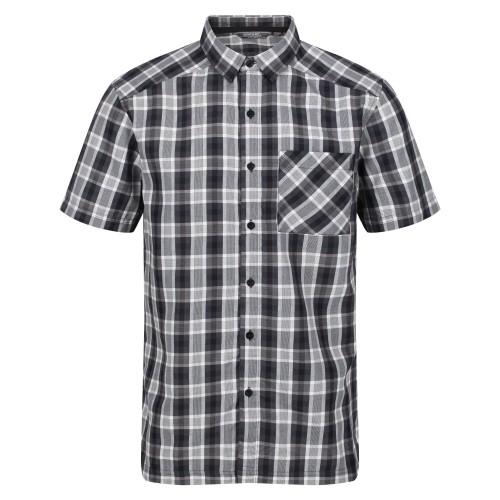 Regatta Mens Mindano VI Checked Short-Sleeved Shirt