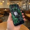 Science Circuit Board Wear-resistant Phone Case For iPhone 17,16,15,14,13,12,11,Pro,Max,Plus Black Soft Cover