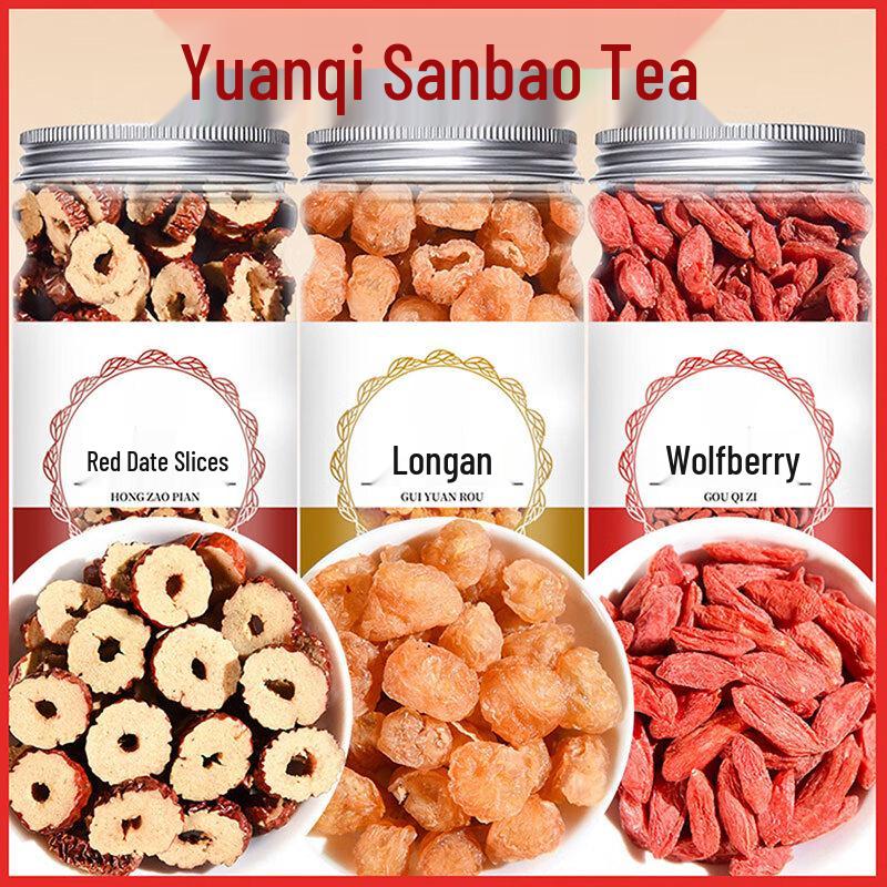 Ya Cha Po Goji Berry, Longan, and Red Date Three Treasure Health Tea