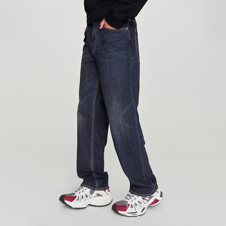 Lee Jeans Men's Dark Blue Thickened Straight Fit Pants LMB004051101292A06951