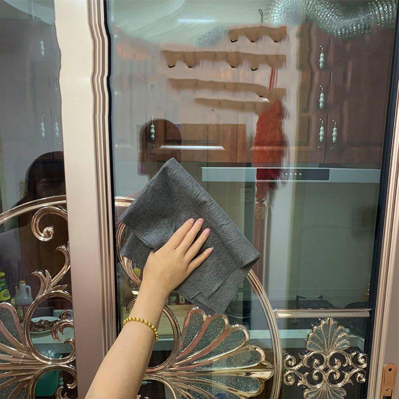Magisches Glasreinigungstuch Mikrofaser-Tuch Reinigung Mikrofaser-Glasreinigungstuch Fusselfrei Schnell saubere Handtücher für Fenster