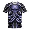 Fashion Horror Skull 3d Print Men's T-shirt Summer Classic Casual O Neck Short Sleeve Loose Oversized Tops Tee Shirt Men Clothes