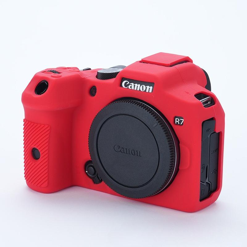 Portable Silicone Protective Case for Canon EOS R7 - DSLR Photography Soft Shell Bag & Storage Accessory