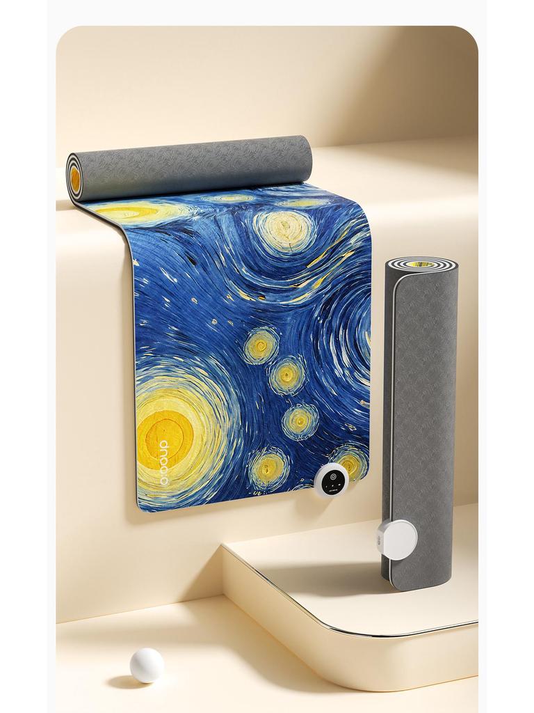 Electric Heated Non-Slip Yoga Mat - Quick Heat, Extra Wide & Long for Indoor Home Fitness