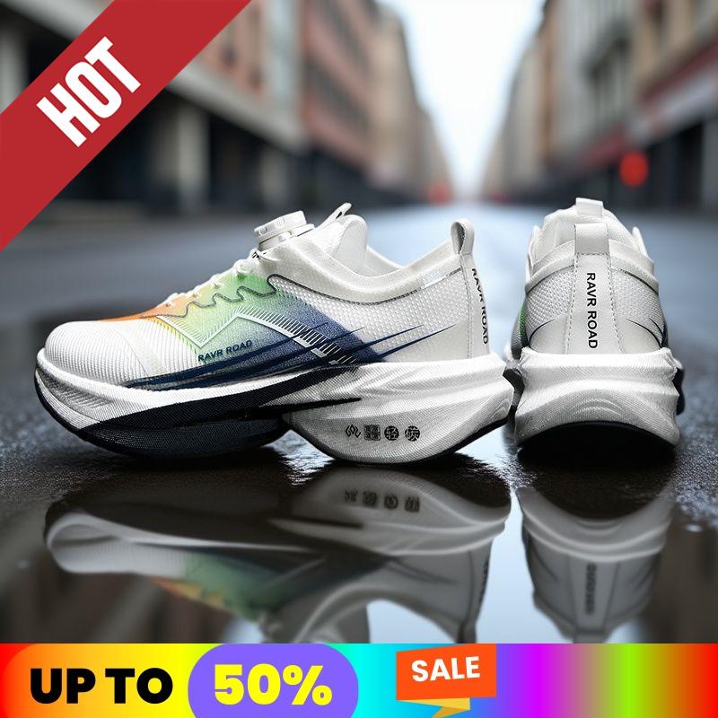 Marathon Running Sneakers Men Carbon Plate Lightweight Breathable Wear-Resistant Soft Gym Comfort Athletic Sports Shoes for Man