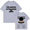 The Weeknd Vintage Latin America  Tour Tshirt Graphic Cotton T Shirts Hip Hop Short Sleeve Tees Casual Unisex Tshirt YK