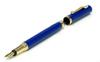 Slim Black Leather Pen Case for the Exchange BP ZX Fountain Pen Ink with Blue Ink Set (individual Cartridge) (T23-ASB-ZX-L)