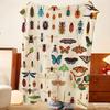 Artist O-Owen D-Davey Throw Flannel Throw Blanket, Lightweight Cozy, Durable Washable cute Cool