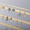 Jewelry Display Stand Durable Earring Organizer with 120 Holes Earrings Rack