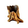 Home Decoration Imitation Wood Flowerpot Cement Pile Log Planter  for Herbs Strawberries