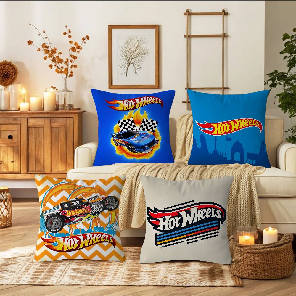 W-Wheels-Themed Pillowcases Home Bedding Decorative Pillow Cover Wedding Super Soft Pillow Case