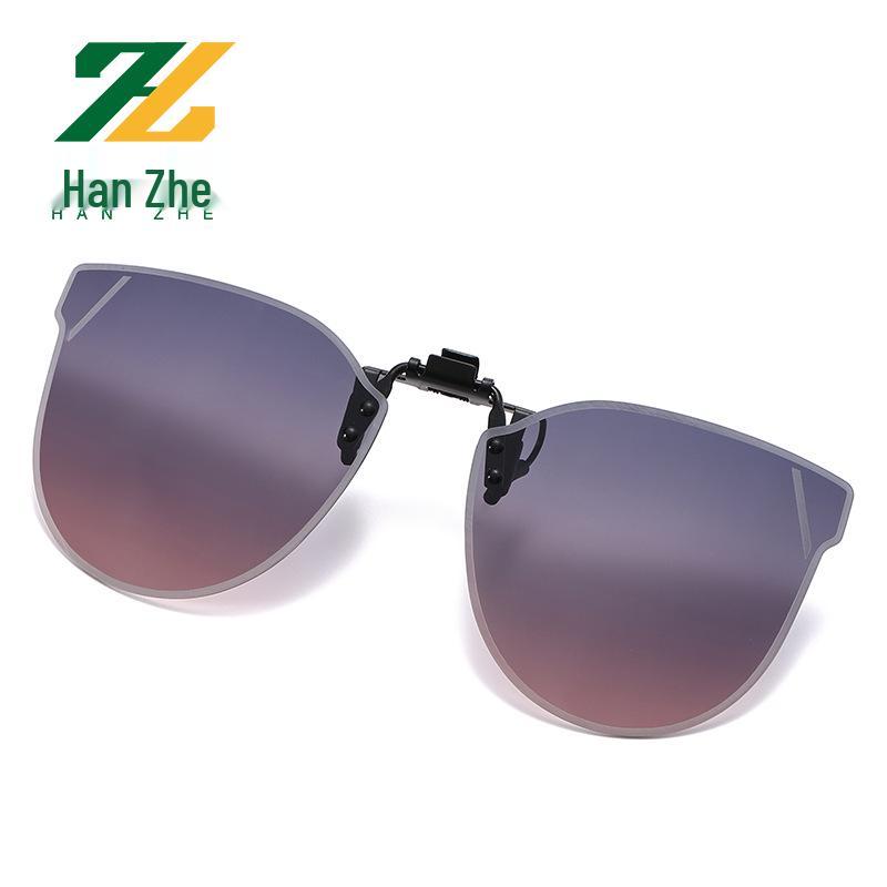 Polarized Flip-up Clip-on Sunglasses for Myopia, Night Vision & Driving - Unisex
