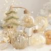 Set of 6 Christmas Ball Shatterproof Christmas Ball Ornaments Christmas Tree Baubles for Home Thanksgiving Party Holiday Decor