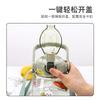 Water bottle summer high value student water cup large capacity sports kettle Internet celebrity straw big belly cup cartoon plastic cup
