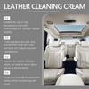 Automotive Leather Cleaning Cream with Sponge 100g Leather Maintenance Cream Car Leather Cleaning Paste Multifunctional