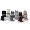 Sock Coverssocks Are Piled Up With Warm And Thickened Retro Gray Diamond Calf Leg Covers