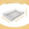 Fermentation Box Baker's Container Storage Bin Fruit Tray with Rounded Edges for Easy Cleaning
