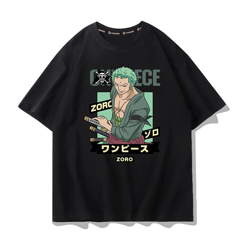 Koszulka z grafiką One Piece Luffy ACE Anime Tee Męska Moda Letnia 2026 Oversize Street Casual Y2K Topy Odzież Streetwear