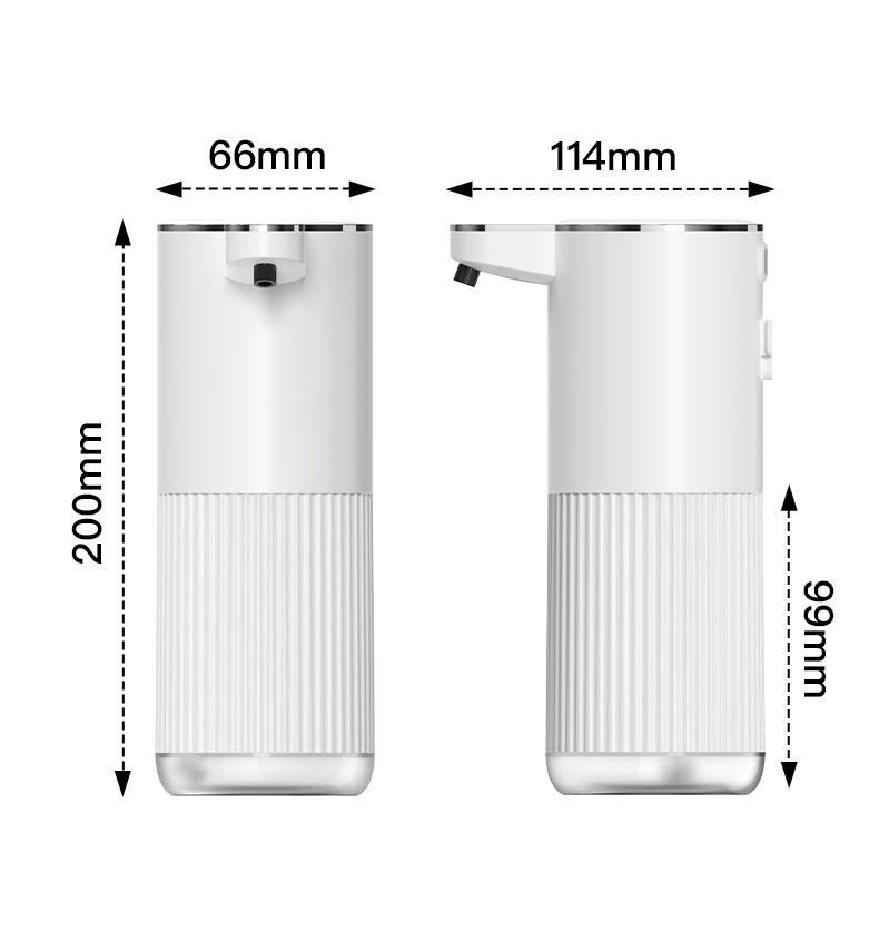 360ml Multifunctional Automatic Soap Dispenser Touchless Foam/Gel Dispenser 4 Level Wall Mount Hands Free Auto Soap Dispenser