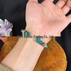 Unisex Malachite & Tiger Eye Wealth-Attracting Bracelet