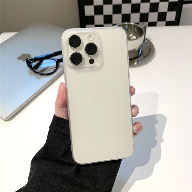 Frosted Anti-Fingerprint Dustproof Case for Apple 14/ iPhone 13 Pro Max/ 12/ 14 Pro - Non-Yellowing, Gender Neutral