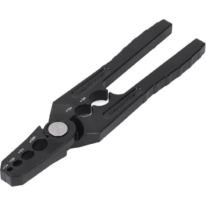 Narzędzie do naprawy rur miedzianych, Ręczne zaokrąglarka do rur miedzianych dla 1/4 cala 3/8 cala 1/2 cala 5/8 cala 3/4 cala 7/8 cala, Szczypce do kształtowania rur, Narzędzie do zaokrąglania rur, Aluminium