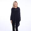 Large Size Women's Hoodie Loose Hollow Irregular Pullover Top Cape Sweater One Piece Hair Replacement