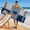Asciugamano da Spiaggia con Stampa Dallas Cowboys, Asciugamano Grande Morbido ad Asciugatura Rapida per Spiaggia Campeggio Nuoto