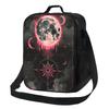 1 peça Padrão de Lua Gótico, Bolsa Térmica Portátil Reutilizável, Lancheira Isolada, Essencial para Camping, Piquenique, Praia,