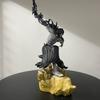 24cm Bleach Anime Ichigo Kurosaki Moonless Combat Figure Statue Model Collectible Desktop Decoration Gift for Boys